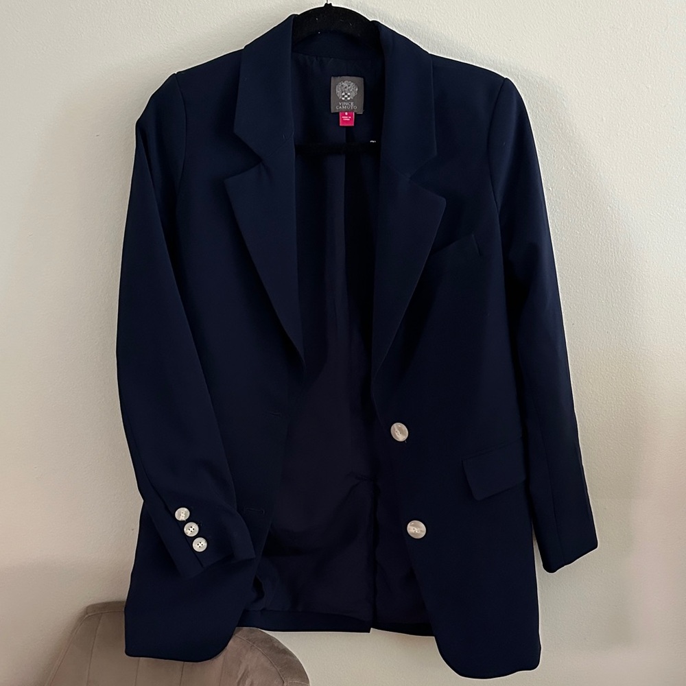 Vince Camuto Navy Women's Blazer